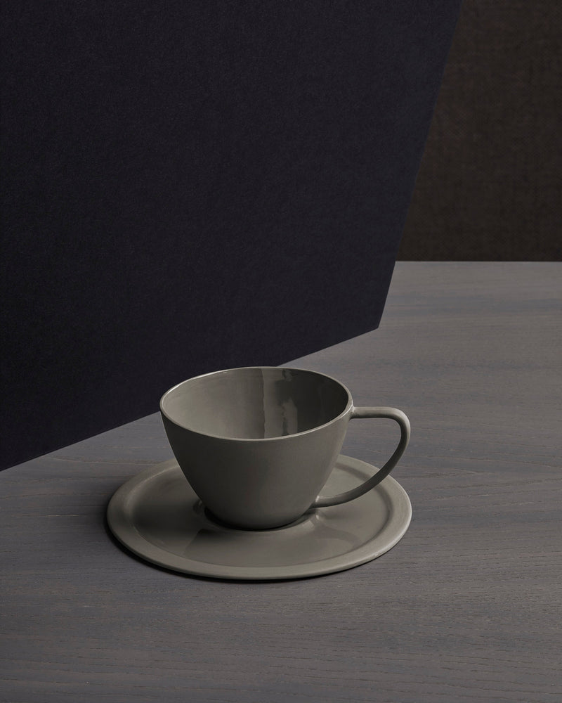 Tasse à café Onda avec plat