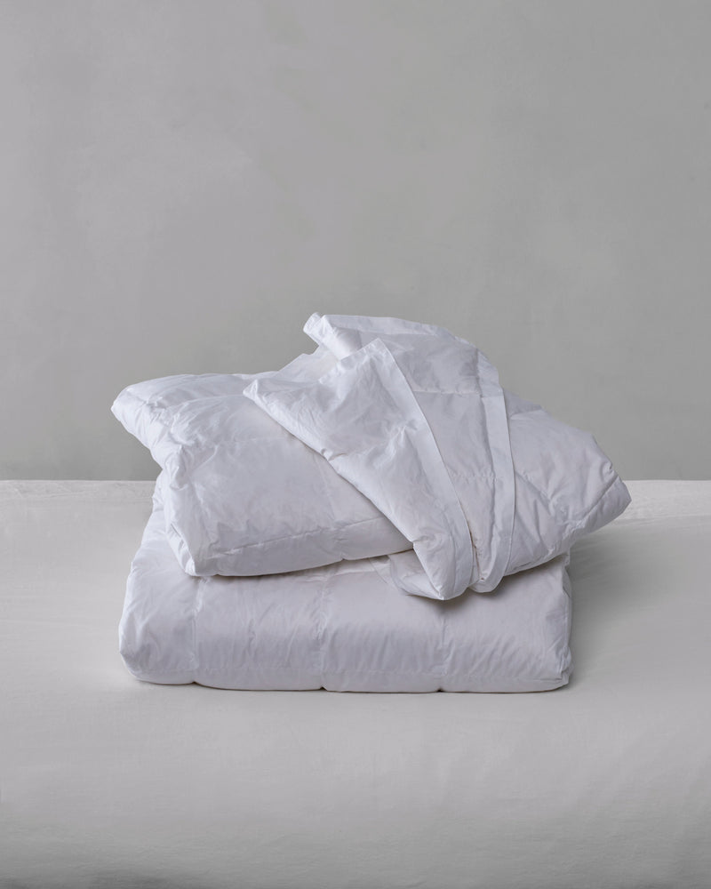 Garnissage de couette léger