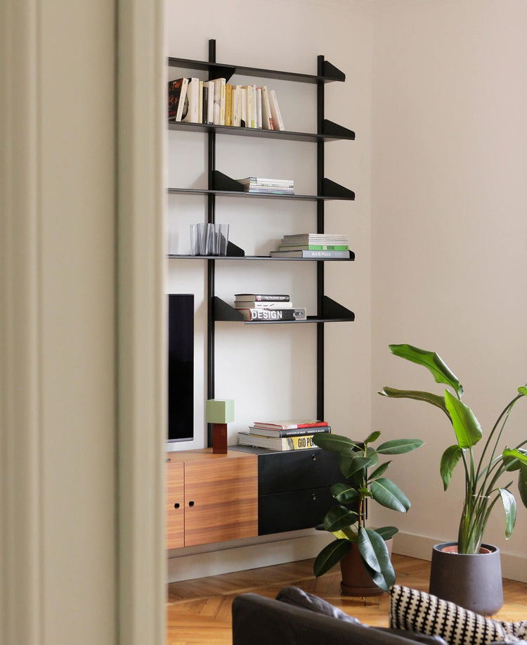 Bookshelves and shelving systems