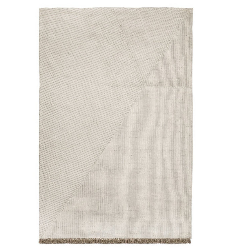 White Carpet Contemporary Flatweave Karpeta (Un)fold
White rug for living room, made to measure, contemporary carpet geneva, small size rectangular 170x240, large size 200x300, Italian product by Karpeta