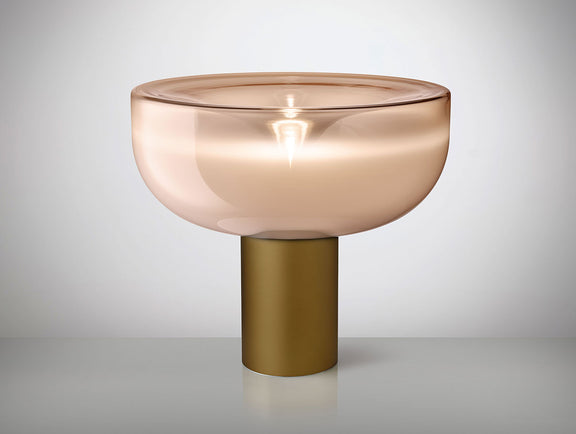 Leucos Aella T 54 cm – Pink Shaded White, Matt Bronze structure